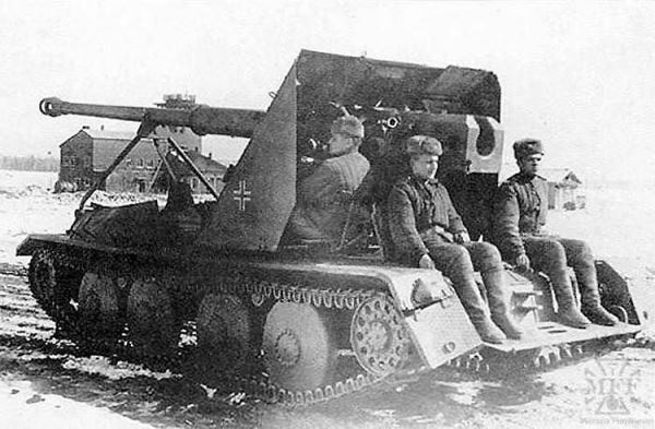 Использование в РККА трофейных немецких САУ на завершающем этапе Великой Отечественной войны