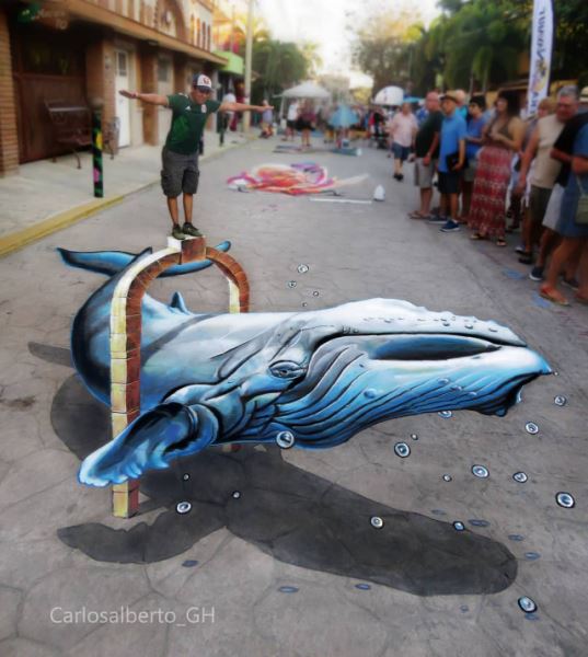 Талантливый уличный художник искажает реальность своими трёхмерными иллюзиями (17 фото)
